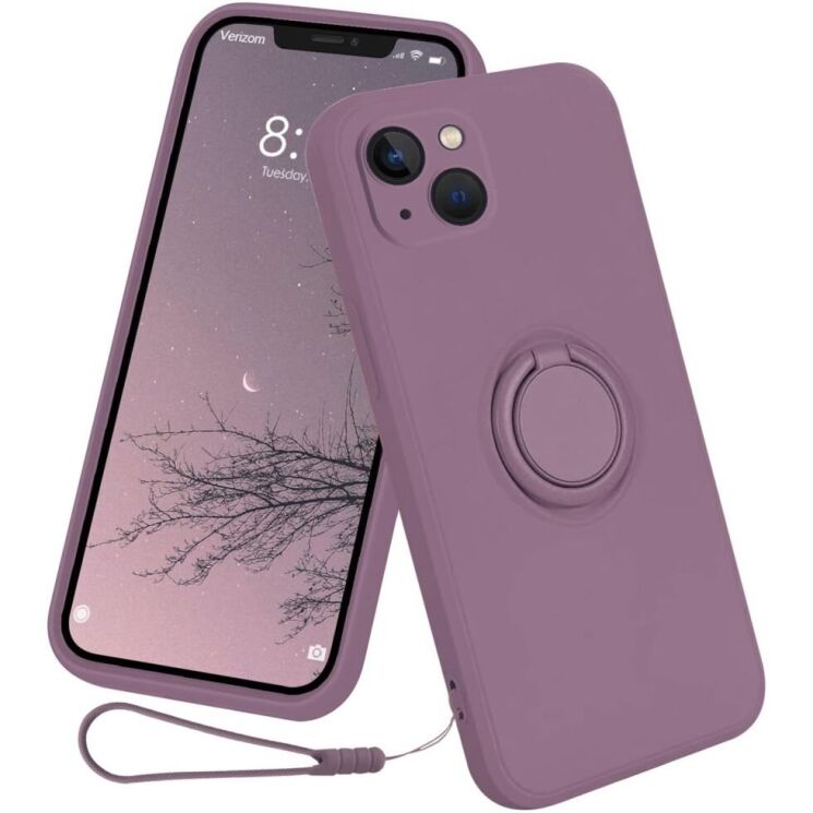 Захисний чохол Deexe Color Shell для Apple iPhone 15 - Purple: фото 1 з 7