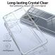 Захисний чохол Deexe Crystal Hybrid для Motorola Edge 50 Fusion - Transparent (354254T). Фото 4 з 7