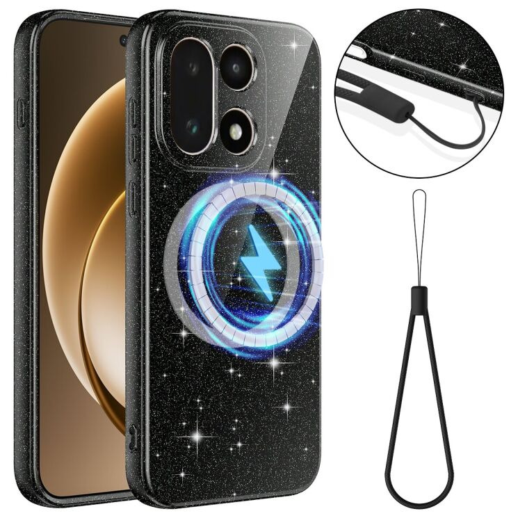 Защитный чехол Deexe Glitter Case with MagSafe для OnePlus 15 - Black (391374B) Защитный чехол Deexe Glitter Case with MagSafe для OnePlus 15 - Black: фото 1 из 7