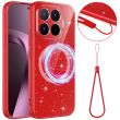 Защитный чехол Deexe Glitter Case with MagSafe для Xiaomi 17T - Red (408843R)