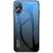 Захисний чохол Deexe Gradient Color для iPhone 16 - Black / Blue (360760BL). Фото 1 з 7