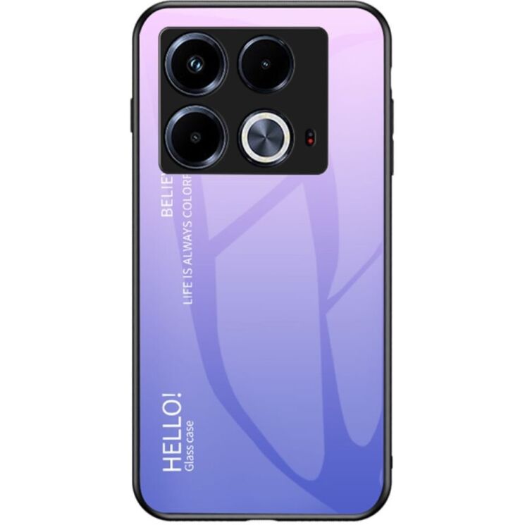 Защитный чехол Deexe Gradient Color для Infinix Note 40 - Pink / Purple: фото 1 из 7
