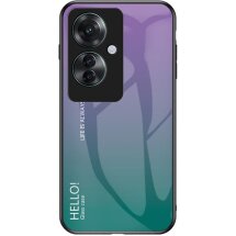 Защитный чехол Deexe Gradient Color для OPPO Reno 11F - Purple: фото 1 из 7