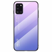 Защитный чехол Deexe Gradient Color для Samsung Galaxy A31 (A315) - Pink / Purple: фото 1 из 10
