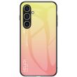 Захисний чохол Deexe Gradient Color для Samsung Galaxy S24 - Yellow (343567Y)
