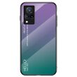 Защитный чехол Deexe Gradient Color для VIVO V21 - Purple / Green (350304VG)