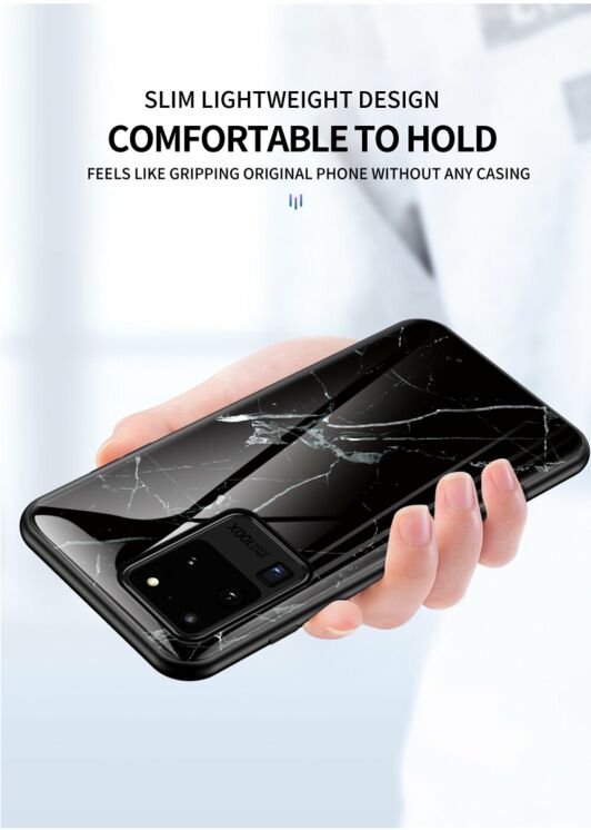 Захисний чохол Deexe Gradient Pattern для Samsung Galaxy S20 Ultra (G988) - Black: фото 5 з 12