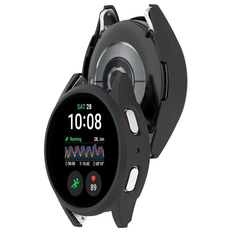 Защитный чехол Deexe Hard Frame для Samsung Galaxy Watch 7 (44mm) - Black: фото 6 из 7