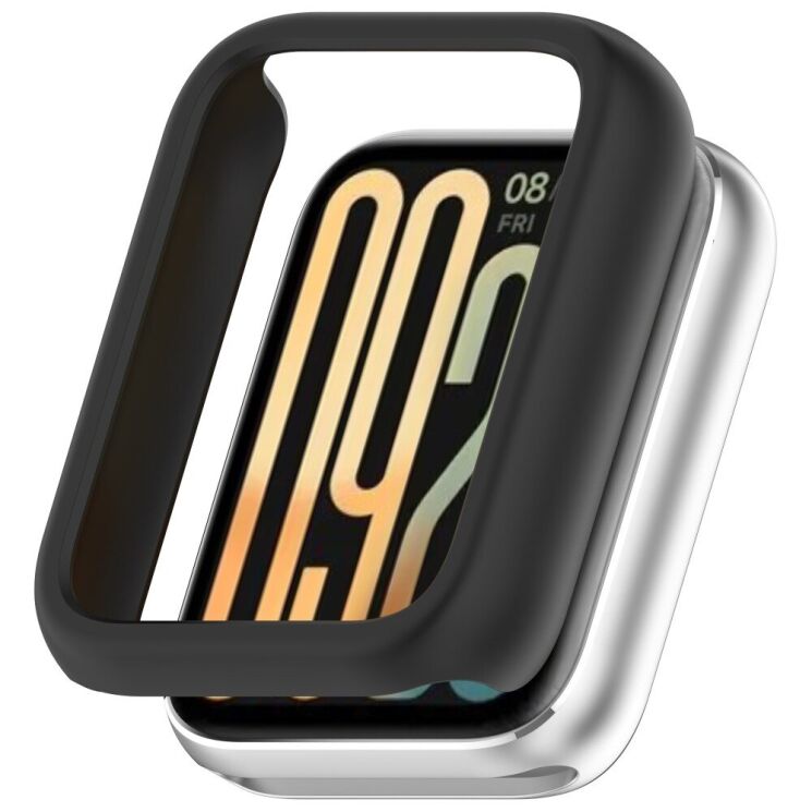 Захисний чохол Deexe Hard Frame для Xiaomi Mi Smart Band 9 Pro - Black: фото 1 з 7