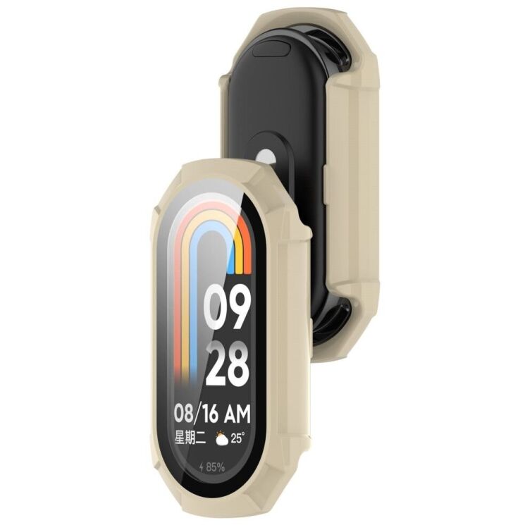 Защитный чехол Deexe Hard Frame для Xiaomi Mi Smart Band 9 - Ivory White: фото 3 из 8