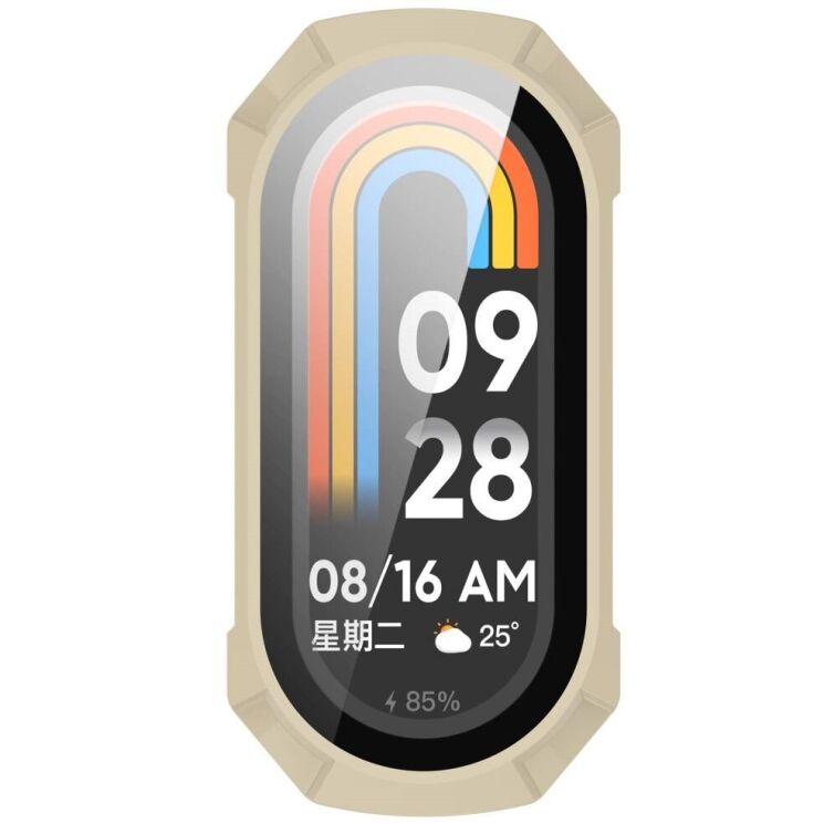 Защитный чехол Deexe Hard Frame для Xiaomi Mi Smart Band 9 - Ivory White: фото 6 из 8