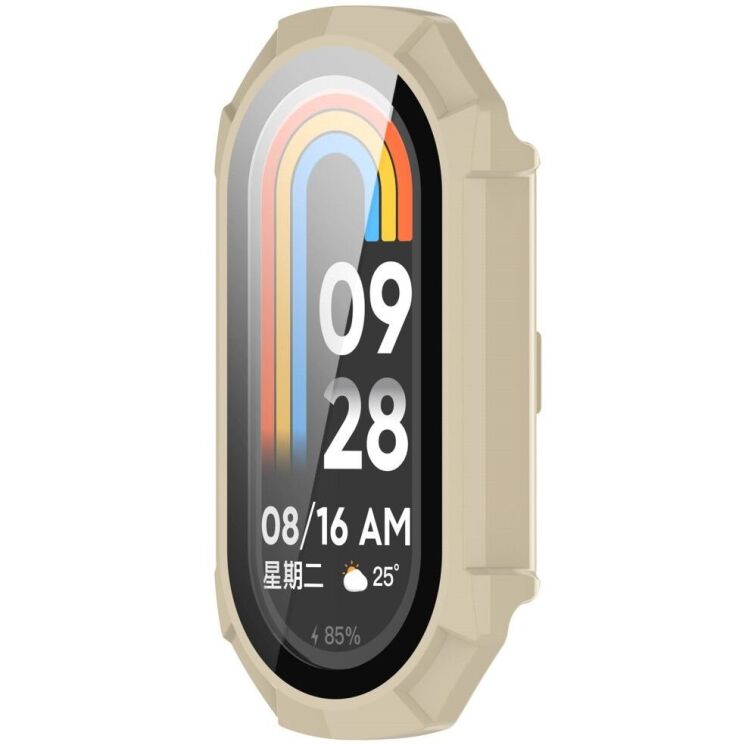 Защитный чехол Deexe Hard Frame для Xiaomi Mi Smart Band 9 - Ivory White: фото 2 из 8