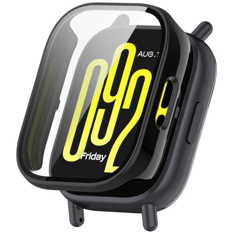 Защитный чехол Deexe Hard Frame для Xiaomi Redmi Watch 5 Active - Black: фото 1 из 6