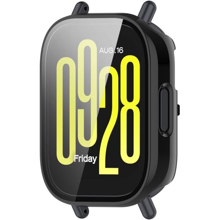 Защитный чехол Deexe Hard Frame для Xiaomi Redmi Watch 5 Active - Black: фото 5 из 6