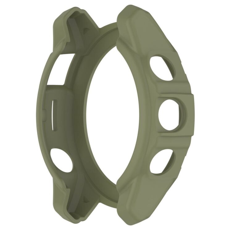 Защитный чехол Deexe Hollow Cover для Garmin Fenix E (47mm) - Jungle Green: фото 4 из 6