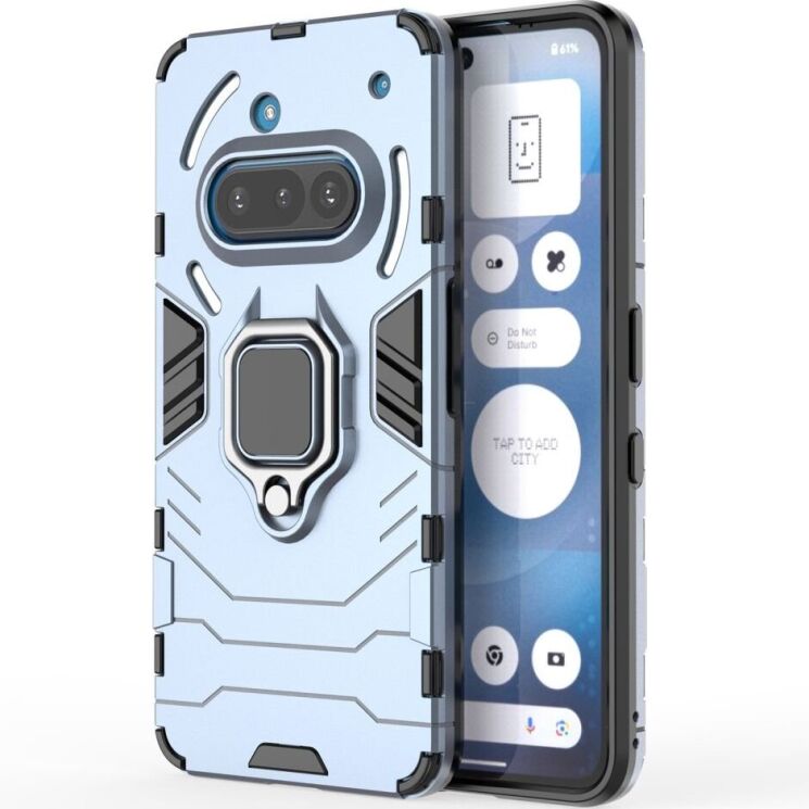 Защитный чехол Deexe Hybrid Case для Nothing Phone (3a) - Blue: фото 1 из 5