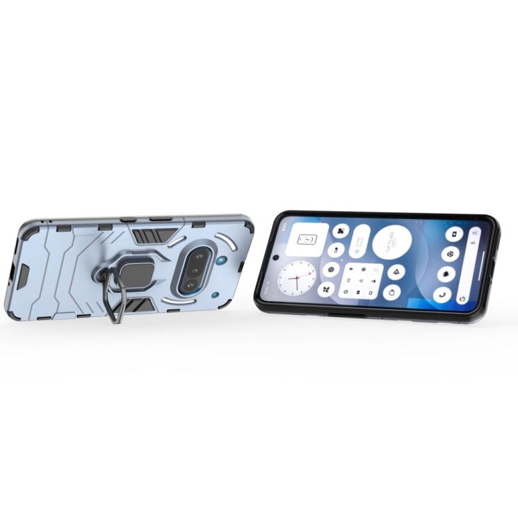 Защитный чехол Deexe Hybrid Case для Nothing Phone (3a) - Blue: фото 2 из 5