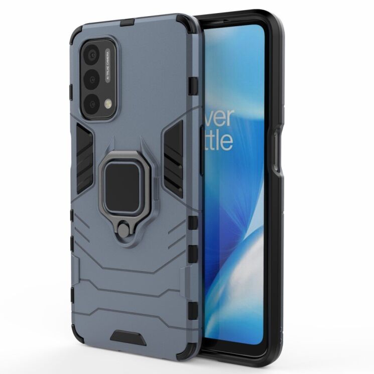 Защитный чехол Deexe Hybrid Case для OnePlus Nord N200 - Blue: фото 2 из 7