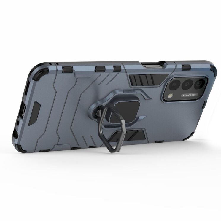 Защитный чехол Deexe Hybrid Case для OnePlus Nord N200 - Blue: фото 3 из 7