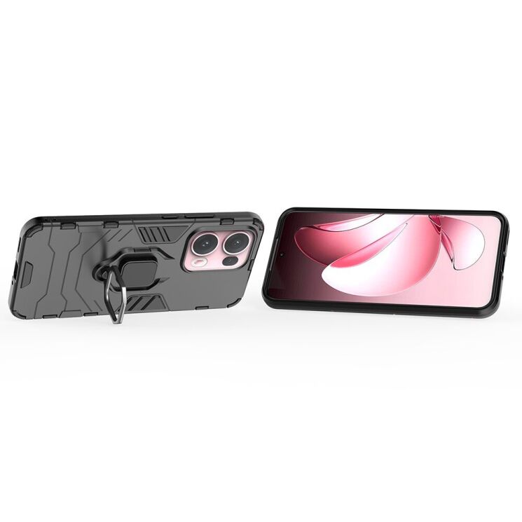 Защитный чехол Deexe Hybrid Case для OPPO Reno 13 Pro 5G - Black: фото 3 из 6
