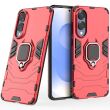 Защитный чехол Deexe Hybrid Case для Samsung Galaxy S25 Edge (S937) - Red (377526R)