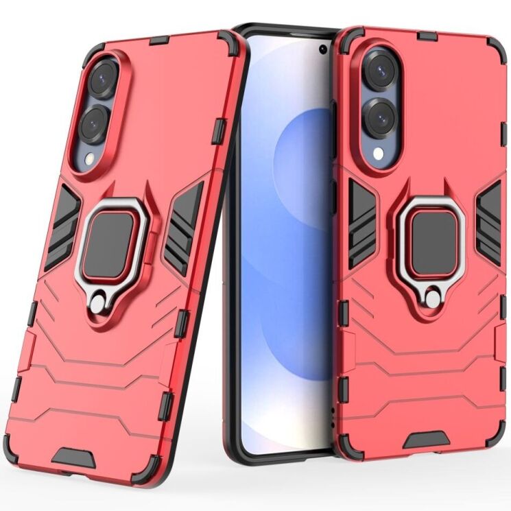 Защитный чехол Deexe Hybrid Case для Samsung Galaxy S25 Edge (S937) - Red: фото 1 из 6