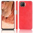 Захисний чохол Deexe Leather Back Cover для OPPO A73 (2020) - Red (272011R)