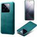 Защитный чехол Deexe Leather Back Cover для Xiaomi 14 - Green (342226G). Фото 2 из 4
