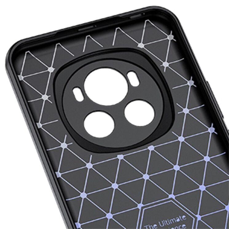 Защитный чехол Deexe Leather Cover для Honor Magic 6 Pro - Black: фото 4 из 10