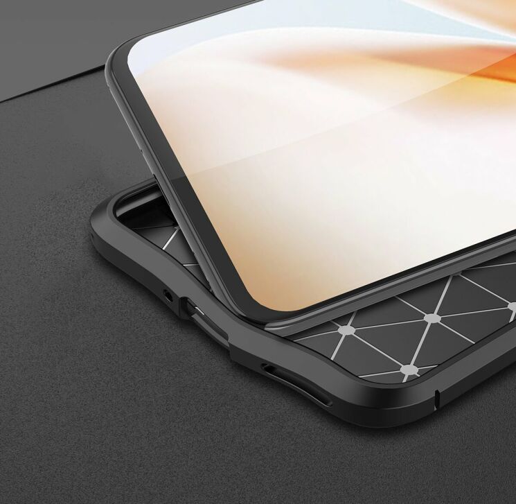 Защитный чехол Deexe Leather Cover для OnePlus Nord - Black: фото 5 из 10