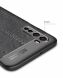 Защитный чехол Deexe Leather Cover для OnePlus Nord - Black (267325B). Фото 7 из 10