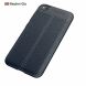 Защитный чехол Deexe Leather Cover для Xiaomi Redmi Go - Dark Blue (219812DB). Фото 2 из 11