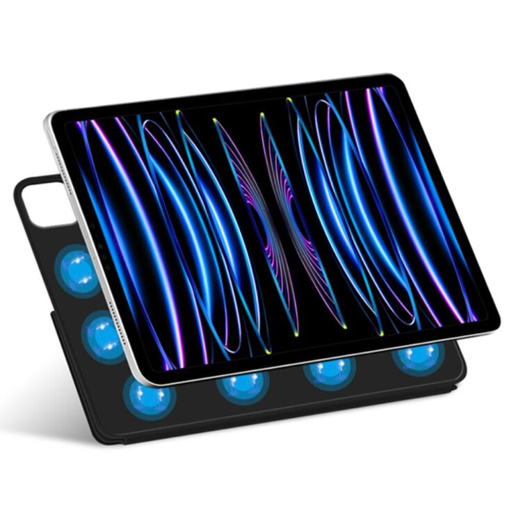 Защитный чехол Deexe Magnetic Case для Apple iPad Pro 13 (2024) - Black: фото 2 из 7