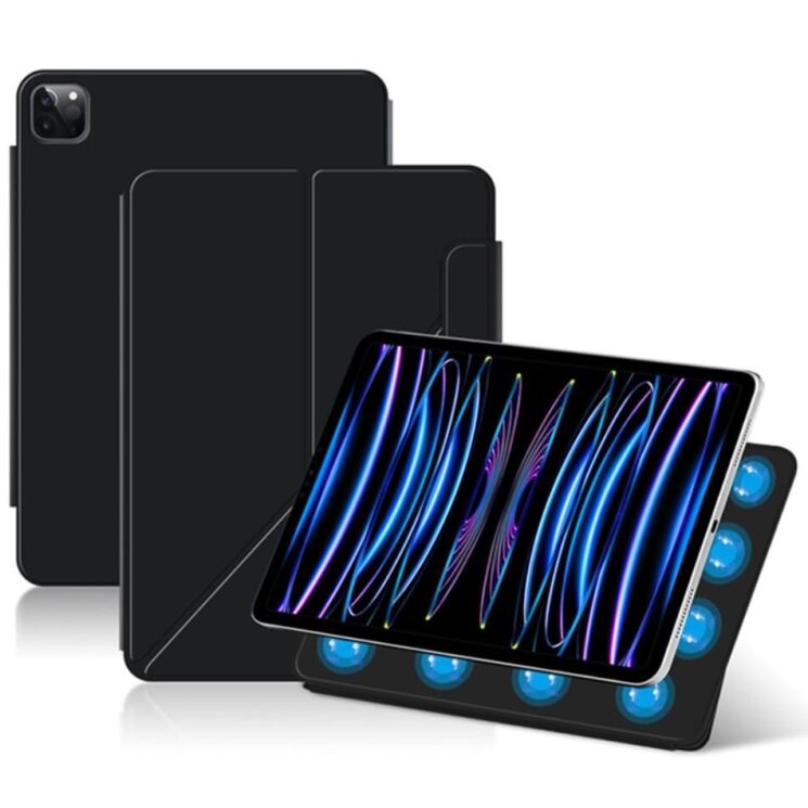 Защитный чехол Deexe Magnetic Case для Apple iPad Pro 13 (2024) - Black: фото 1 из 7