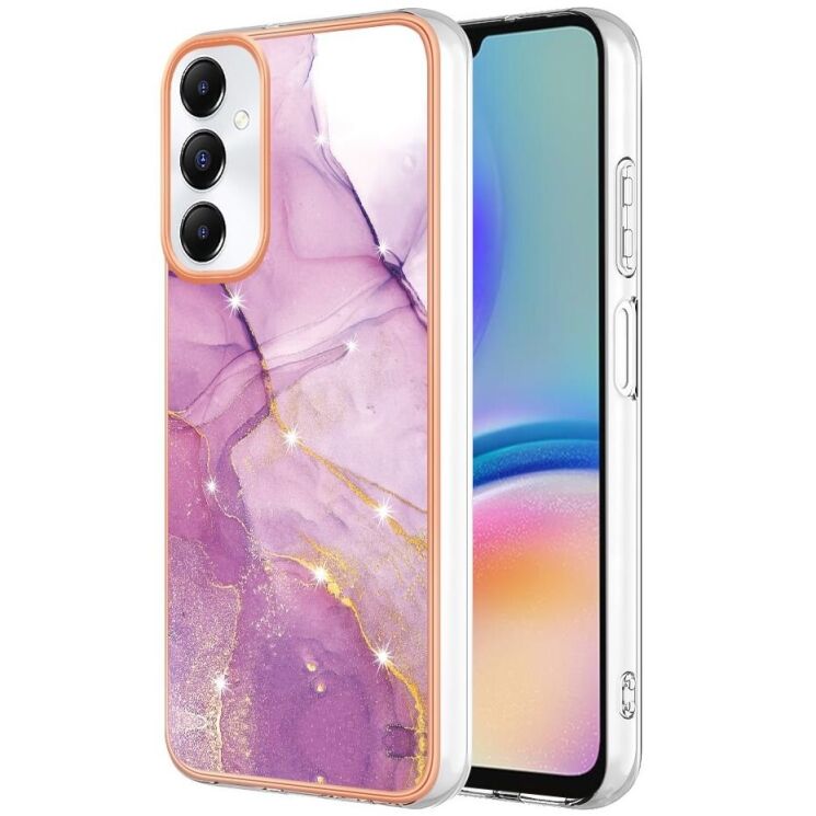 Защитный чехол Deexe Marble Style для Samsung Galaxy A05s (A057) - Light Purple: фото 1 из 6