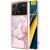 Защитный чехол Deexe Marble Style для Xiaomi Poco X6 Pro - Rose Gold: фото 1 из 6