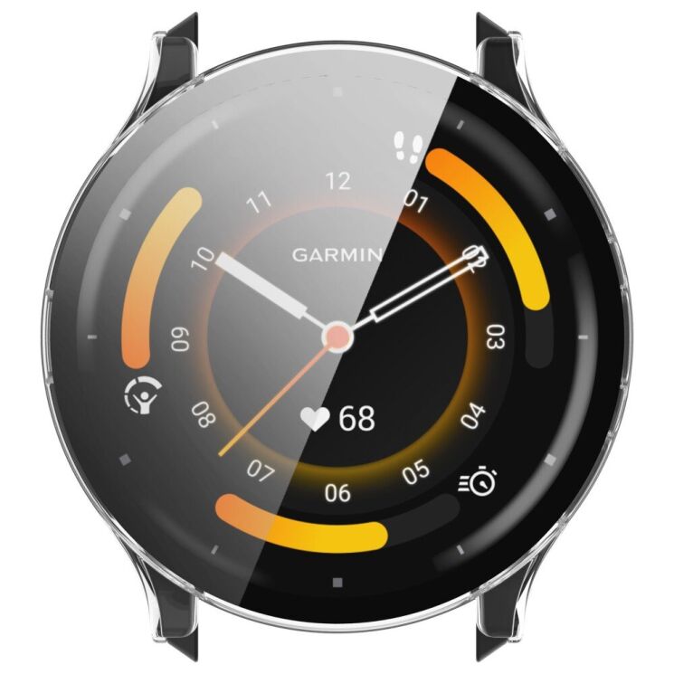 Защитный чехол Deexe Protective Frame для Garmin Venu 3 - Transparent White: фото 4 из 8