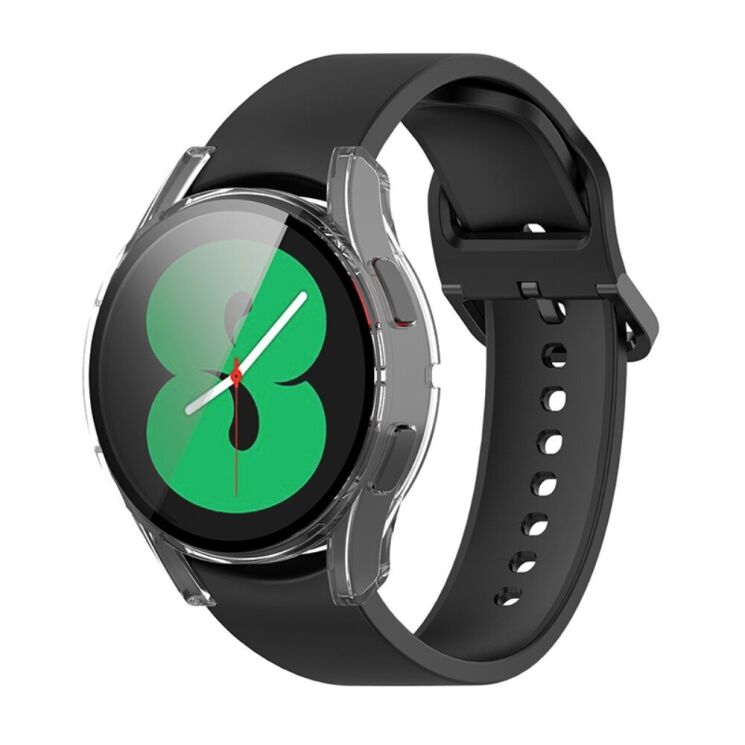 Защитный чехол Deexe Protective Frame для Samsung Galaxy Watch 4 (40mm) - Transparent: фото 3 из 6