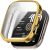 Защитный чехол Deexe Protective Frame для Xiaomi Amazfit Bip 6 - Gold: фото 1 из 10