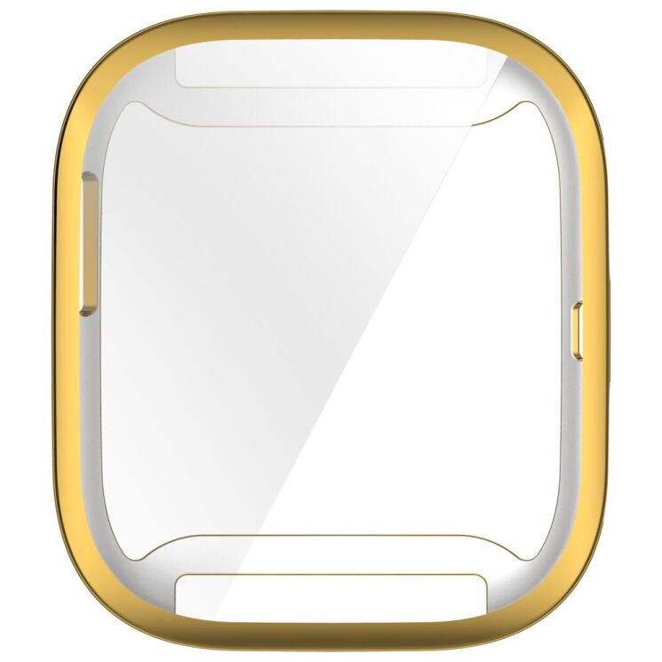 Захисний чохол Deexe Protective Frame для Xiaomi Amazfit Bip 6 - Gold: фото 6 з 10
