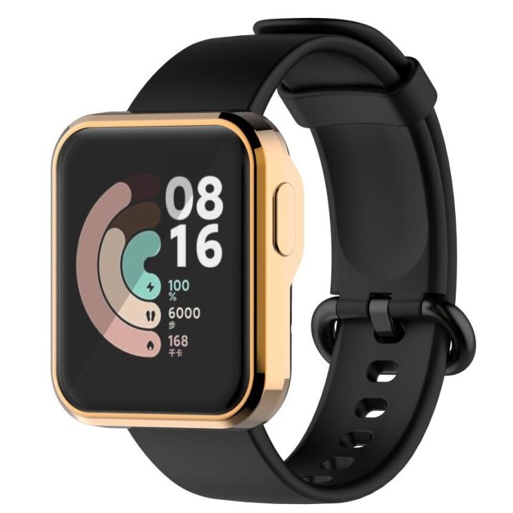 Защитный чехол Deexe Protective Frame для Xiaomi Mi Watch Lite - Rose Gold: фото 3 из 8