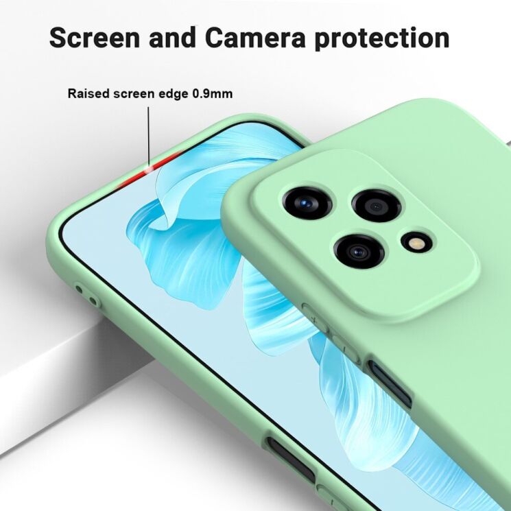 Защитный чехол Deexe Silicone Case для Honor 200 Lite - Green: фото 4 из 8