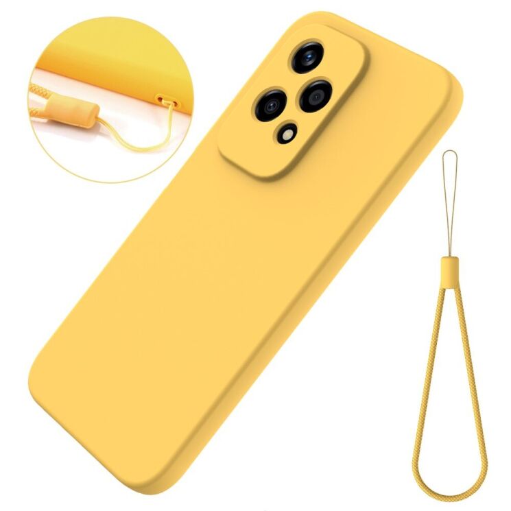 Защитный чехол Deexe Silicone Case для Honor 200 Lite - Green: фото 7 из 8