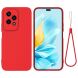 Защитный чехол Deexe Silicone Case для Honor 200 Lite - Red (363104R). Фото 1 из 8