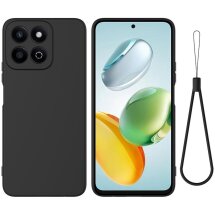 Защитный чехол Deexe Silicone Case для Honor 200 Smart - Black: фото 1 из 8