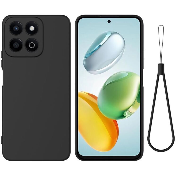 Захисний чохол Deexe Silicone Case для Honor 200 Smart - Black: фото 1 з 8