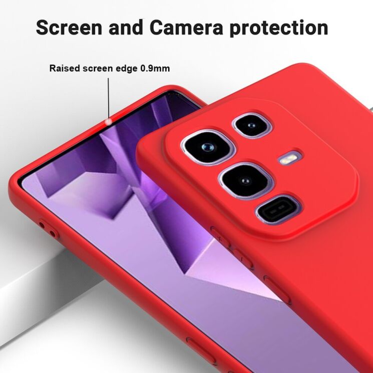 Защитный чехол Deexe Silicone Case для Infinix Note 50 Pro Plus - Black: фото 4 из 8