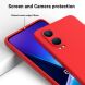Защитный чехол Deexe Silicone Case для OnePlus Nord CE 4 Lite - Red (382310R). Фото 4 из 8
