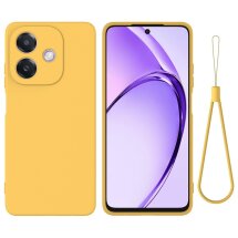 Защитный чехол Deexe Silicone Case для OPPO A3x / A3 / A40m - Yellow: фото 1 из 8