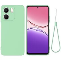 Захисний чохол Deexe Silicone Case для OPPO A5x - Green: фото 1 з 9